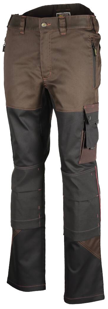 Pantalon stretch 1890 noir/brun 38