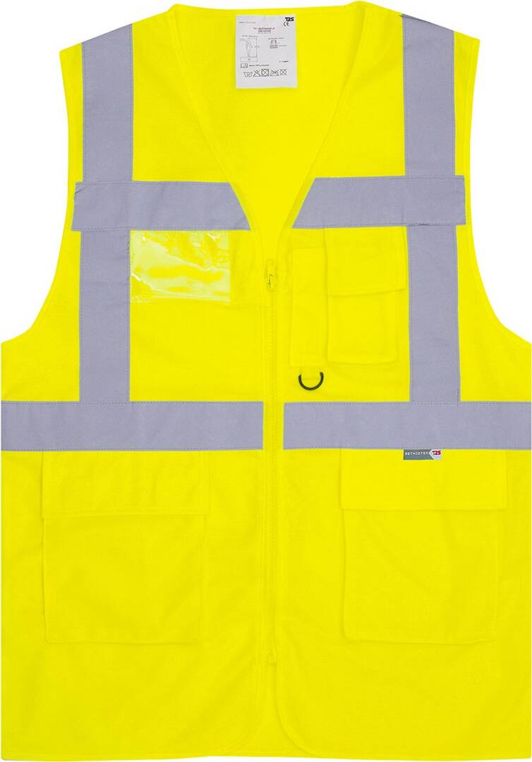 Gilet signalo safari lemon L