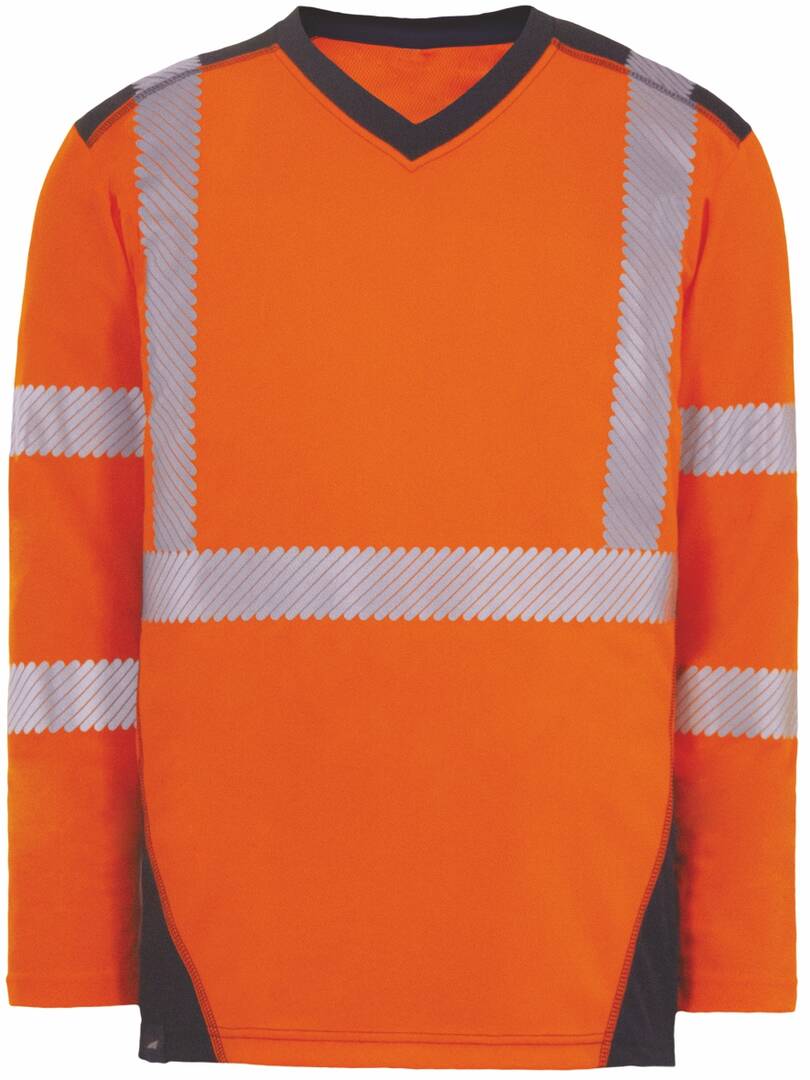 T-shirt hv bali ml orange/marine L
