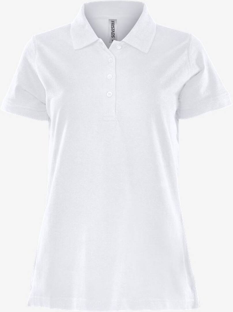 Damen t-shirt polo a code 1723 weiss L