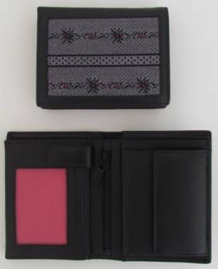 Porte-monnaie edelweiss anthracite