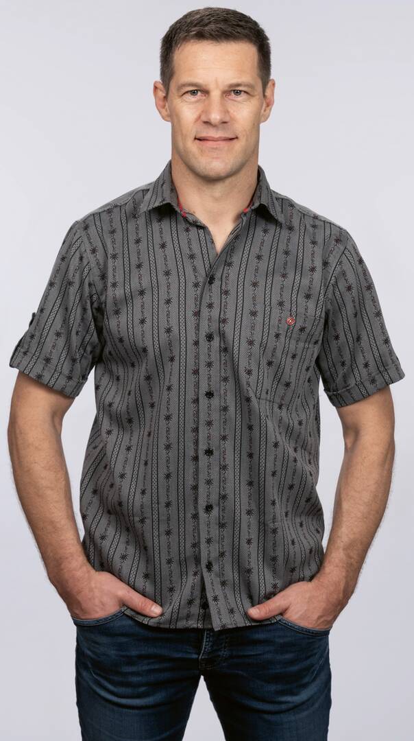 Chemise ew coolmax a/c mc gris fcé 36