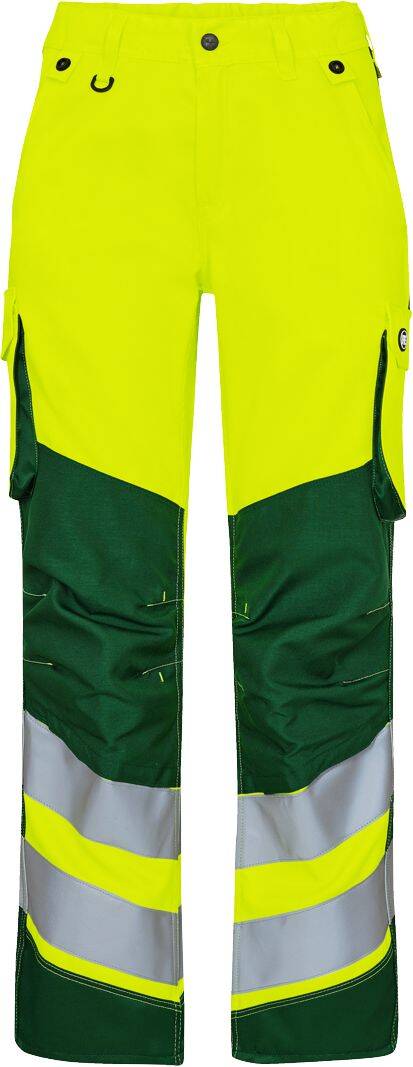Pantalon safety dame 2543 lem/vert ch34