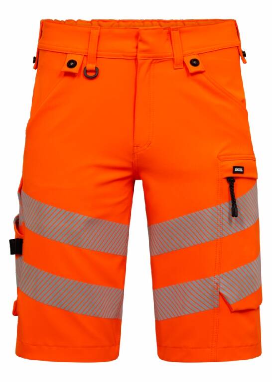 Short stretch safety orange/marine 36