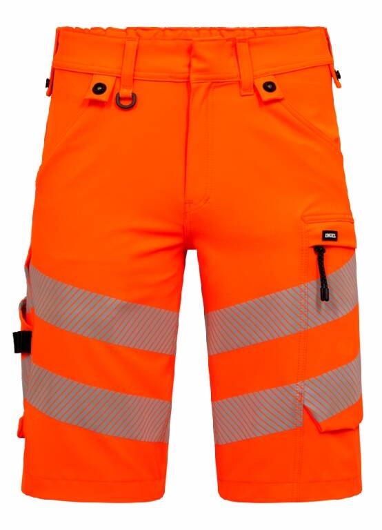 Short stretch safety orange/anthracit 36