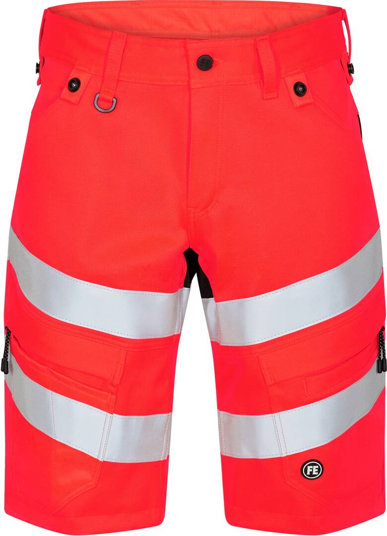 Short safety 6546 rouge-noir 36