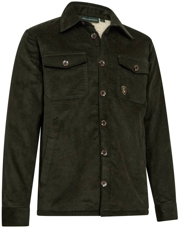 Samtjacke mit Sherpa-futter