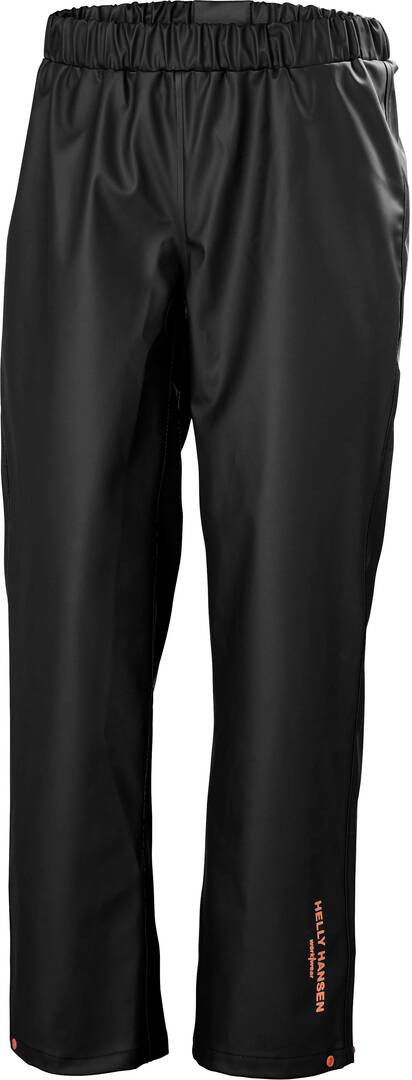 Pantalon pluie pu gale dame noir L