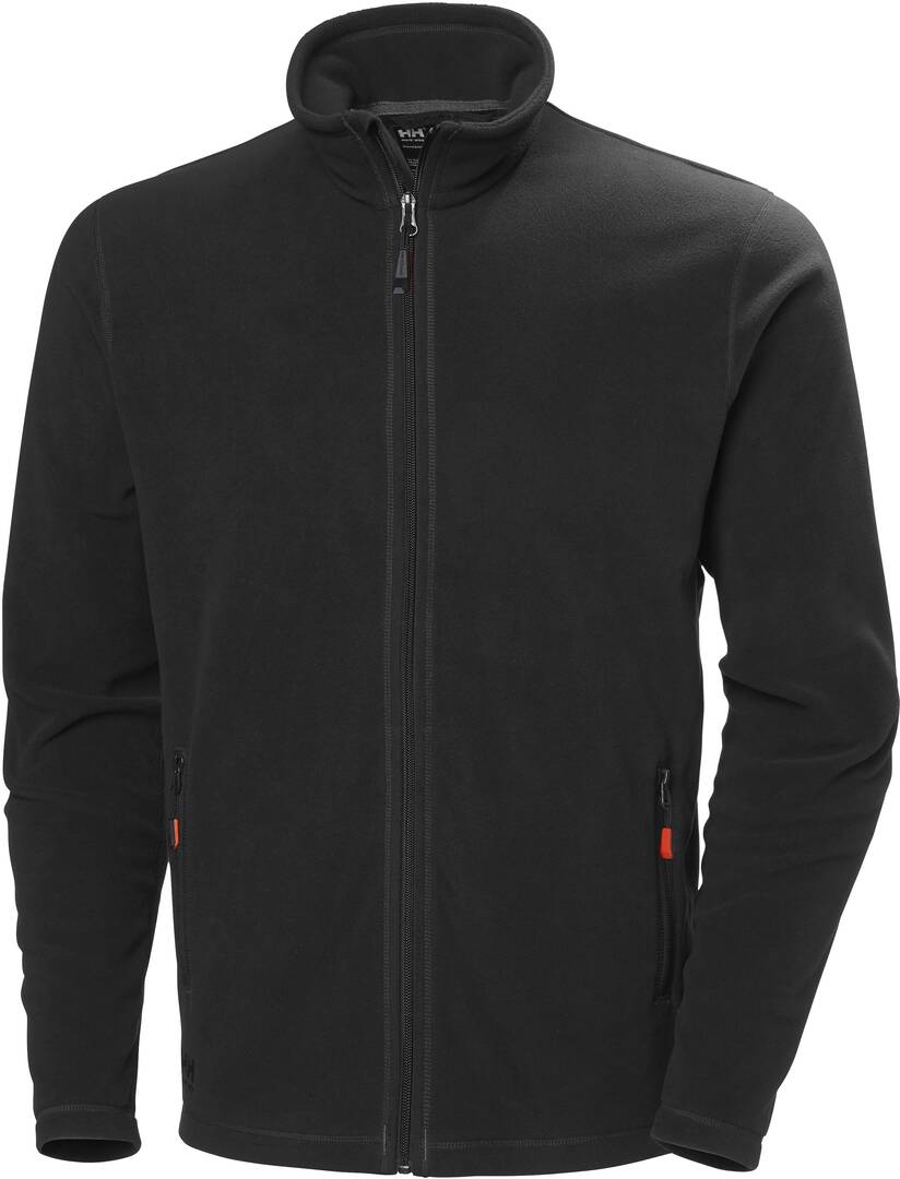 Veste fleece oxford light noir L