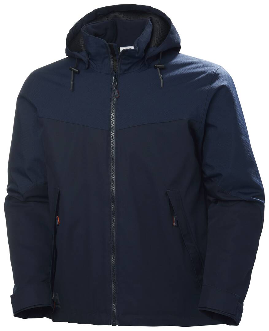 Veste hiver oxford marine L