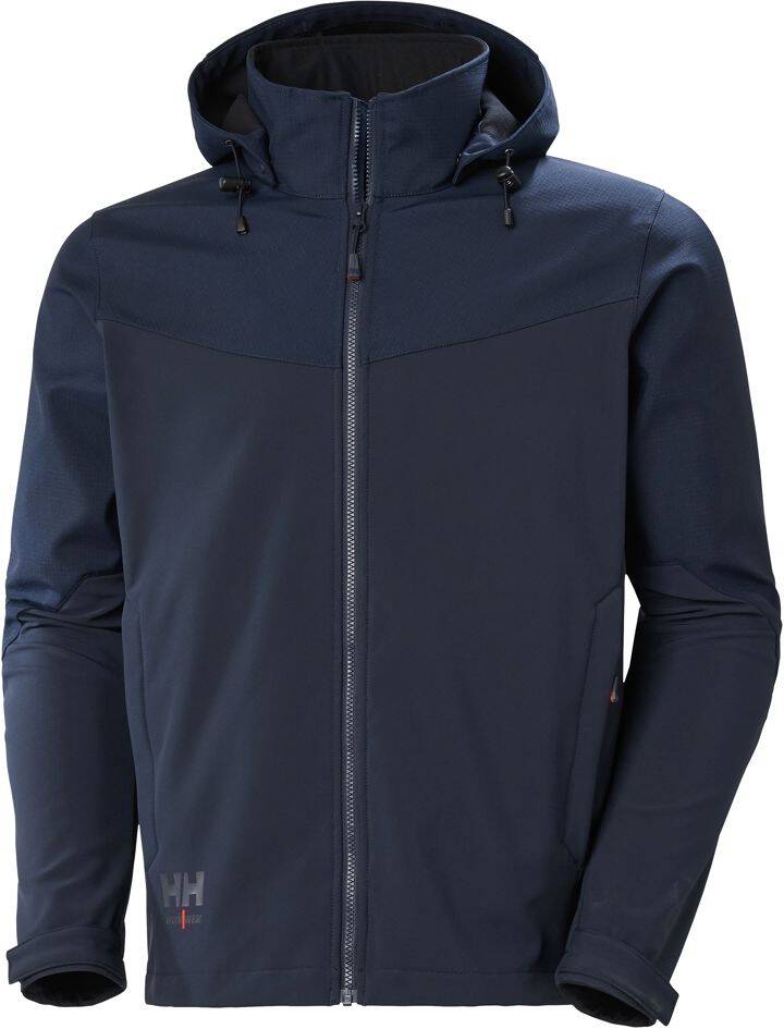 Veste softshell oxford marine L