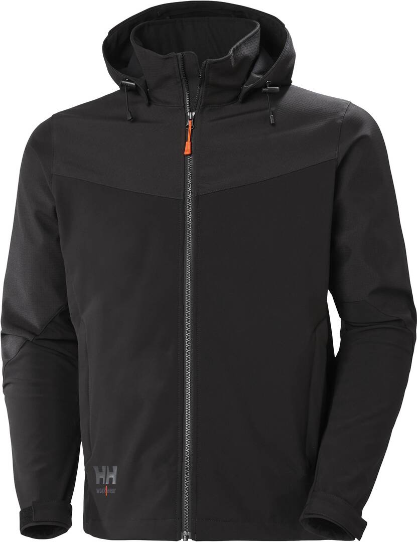 Veste softshell oxford noir L