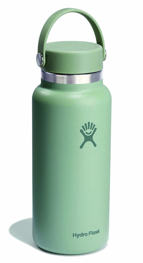 Flasche hydroflask 32 wide grün