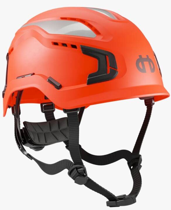 Helm sector belüfteter orange hv