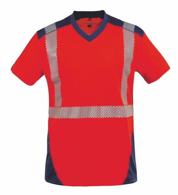T-shirt hv bali rouge/marine L