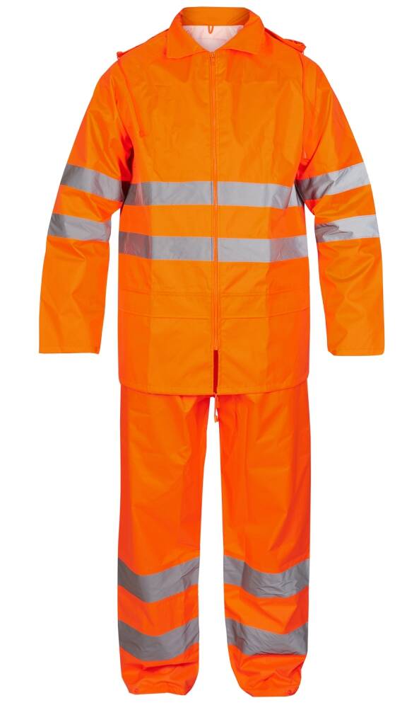 Ensemble imperméable safety orange L